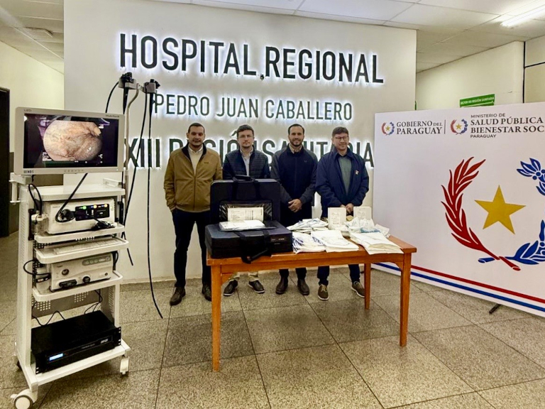 endoscopio, enfermedades digestivas, hospital pedro juan caballero 