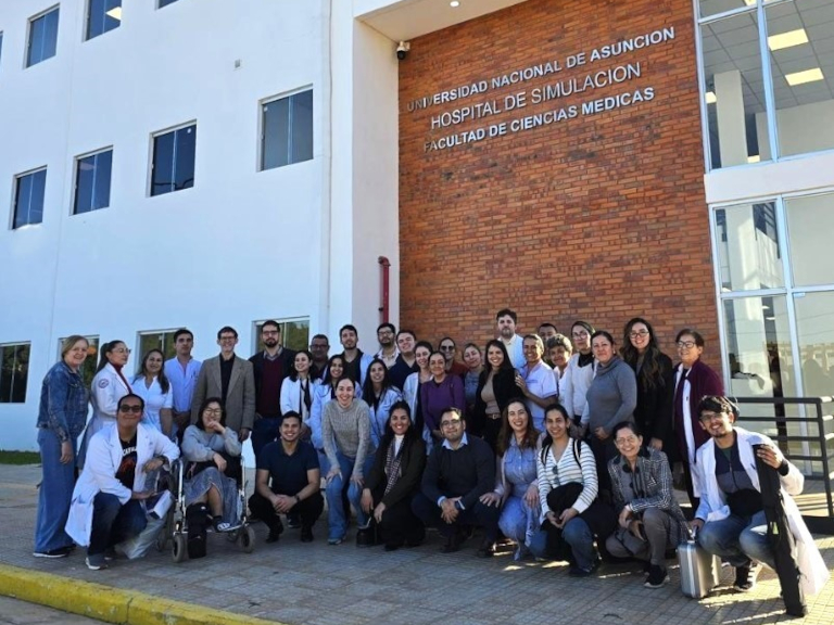 hospital simulación, pediatras, universidad nacional asunción