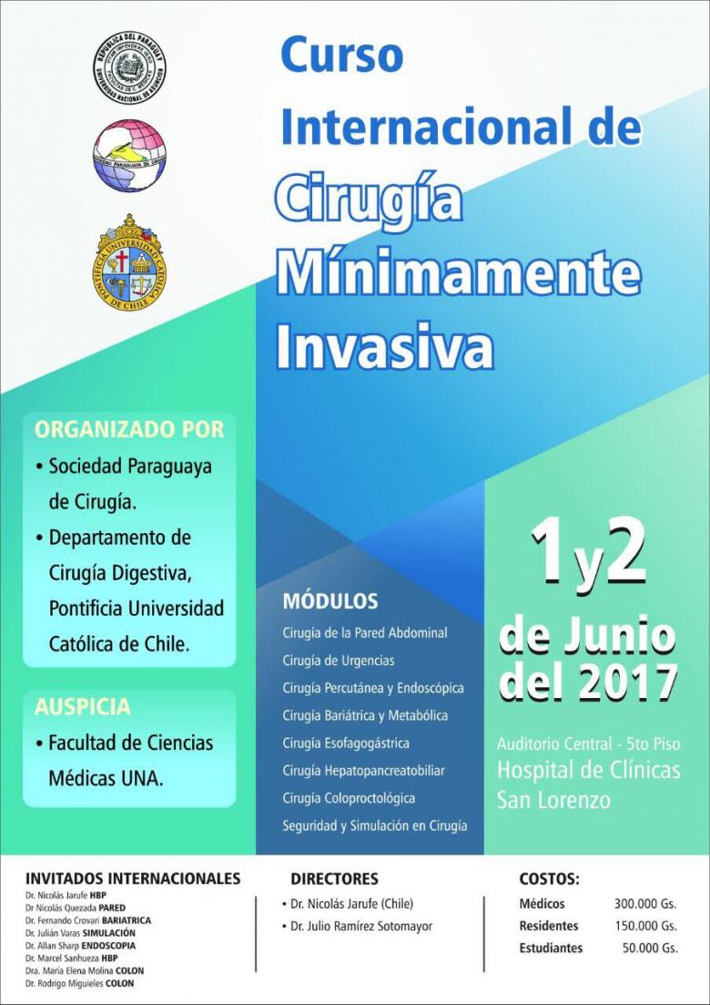 Curso internacional de cirugía mínimamente invasiva