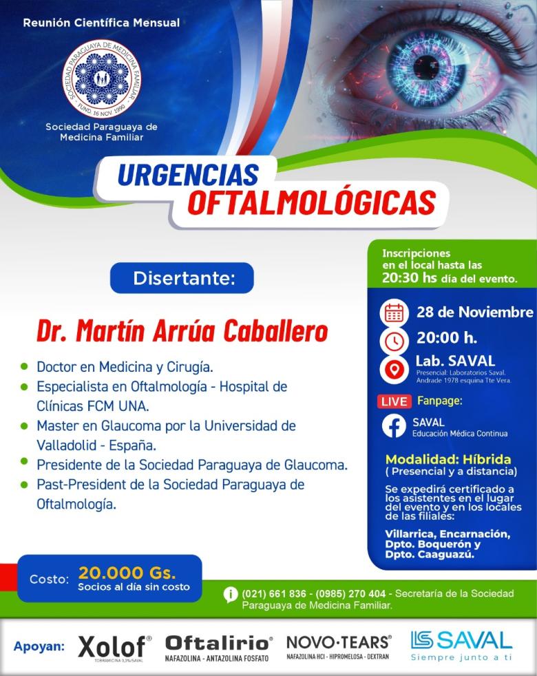 capacitacion, urgencias oftalmologicas, medicina familiar