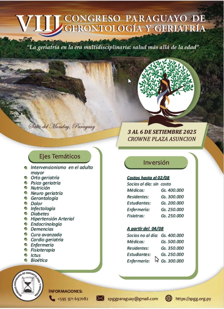 VIII Congreso Paraguayo de Gerontología y Geriatría