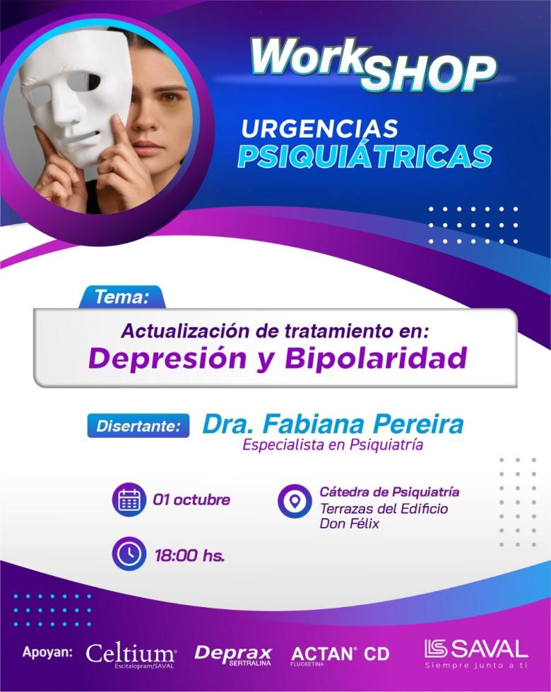 workshop, psiquiatria, depresion, bipolaridad