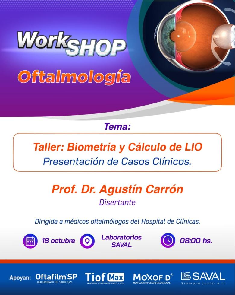 capacitacion, oftalmologia, biometria