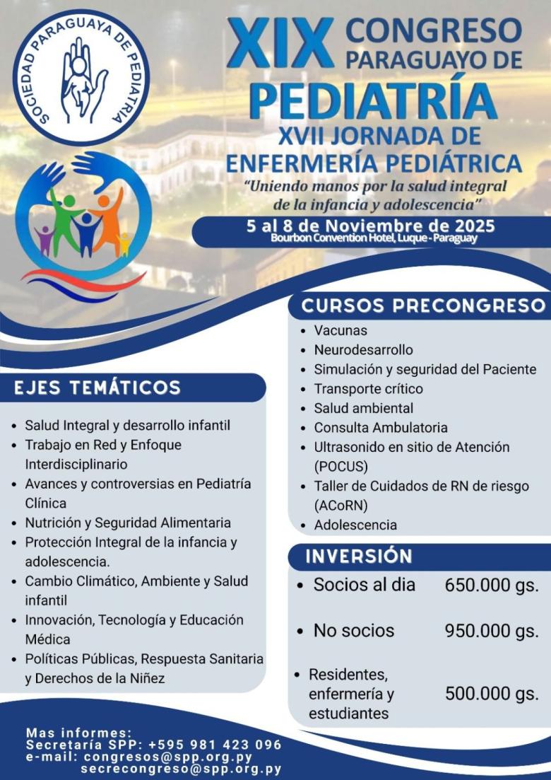 capacitacion, pediatria, congresos