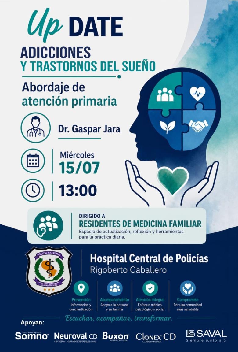 adicciones, trastornos del sueño, capacitación