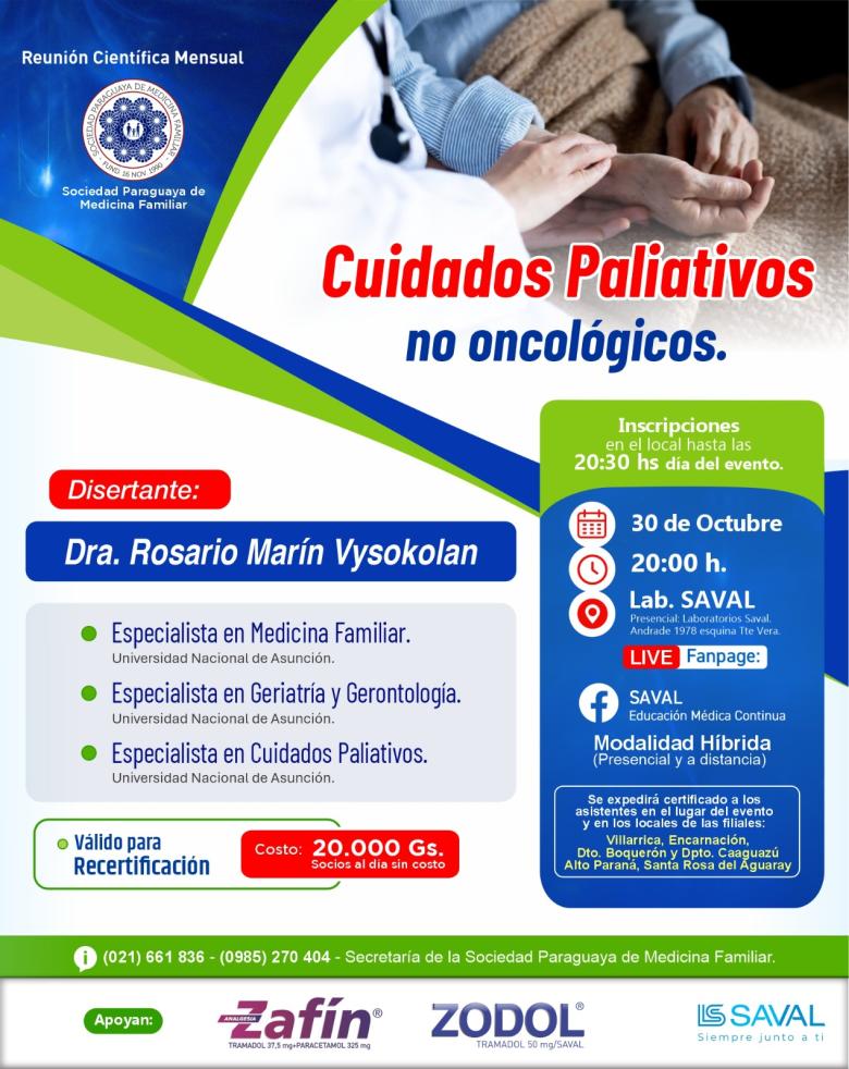 medicina familiar, capacitación, cuidados paliativos no oncológicos