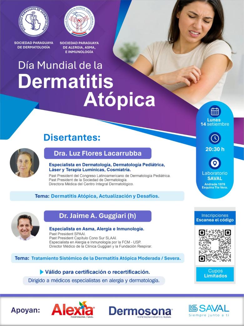 dermatitis atópica, capacitación
