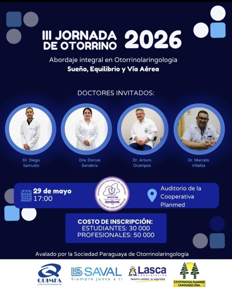 otorrinolaringología, capacitación, sueño, equlibrio, vía árera