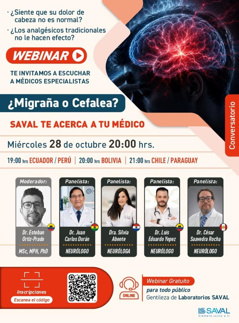 migraña, cefalea, neurología, capacitación