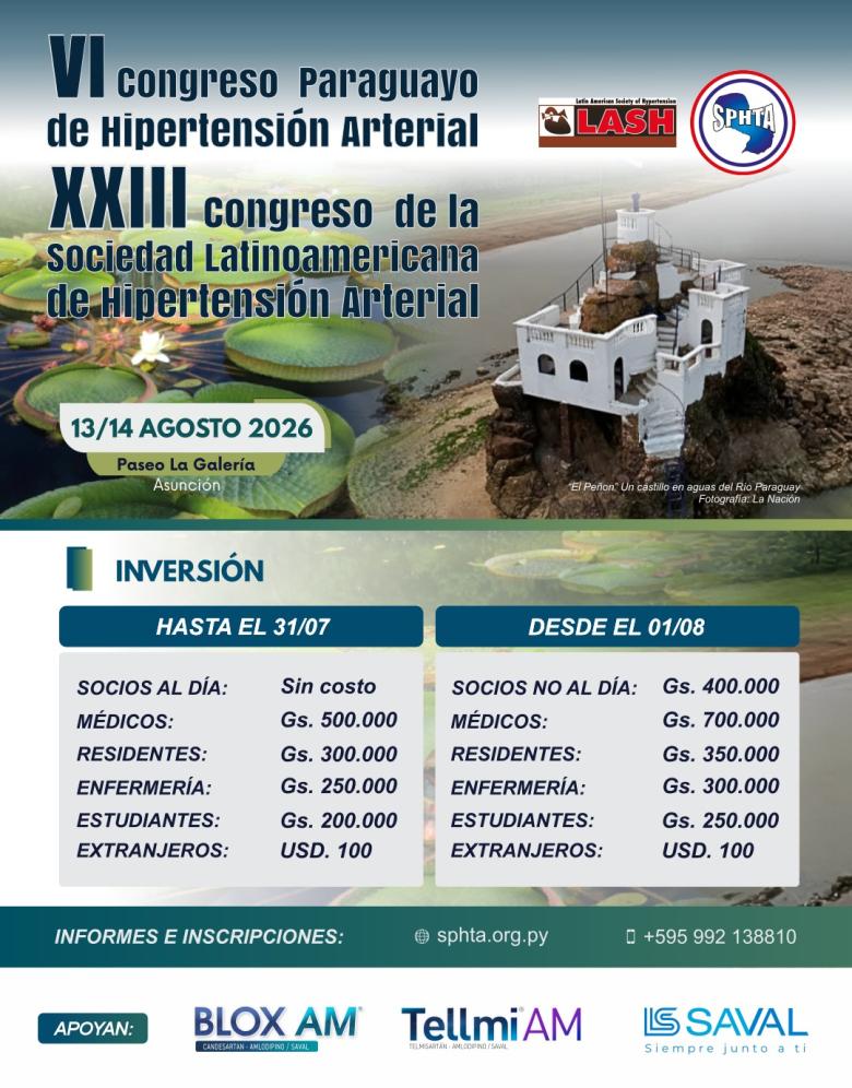 capacitación, hipertensión arterial, congresos