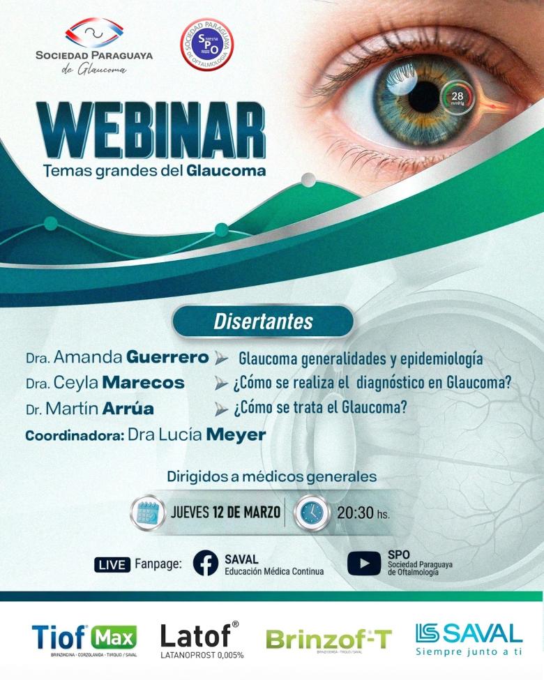 glaucoma, actualización, sociedad paraguaya de oftalmología