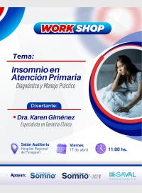 geriatría, atención primaria, insomnio, capacitación, hospital paraguarí