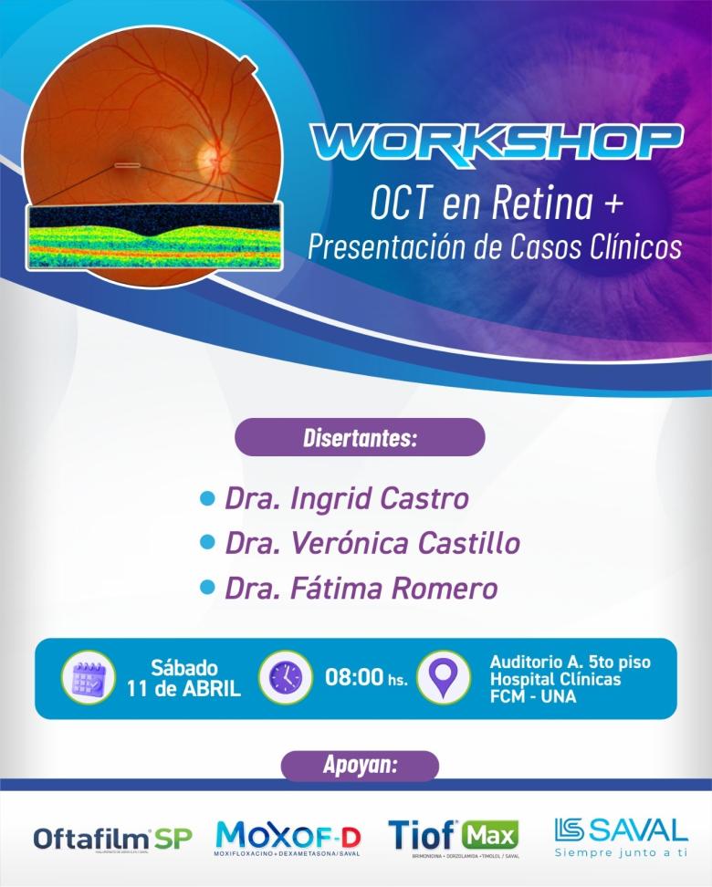 workshop, retina, oftalmología, oct