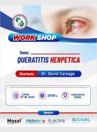 queratitis herpética, instituto de previsión social, capacitación