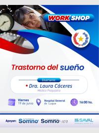 trastornos sueño, capacitación, hospital luque