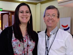 Dr. Marlene Estigarribia y Rubén Balbuena