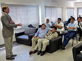 Dr. Klaus Exner en fase teórica
