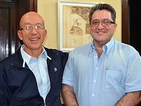 Dres. Nicolas Tanaka y Arnaldo Ortíz