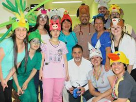 Dr. Pio Alfieri con equipo médico