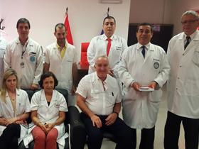 Dr. Sergio Provenzano con autoridades UNA