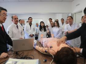 simulación clínica, alianza, una, japón