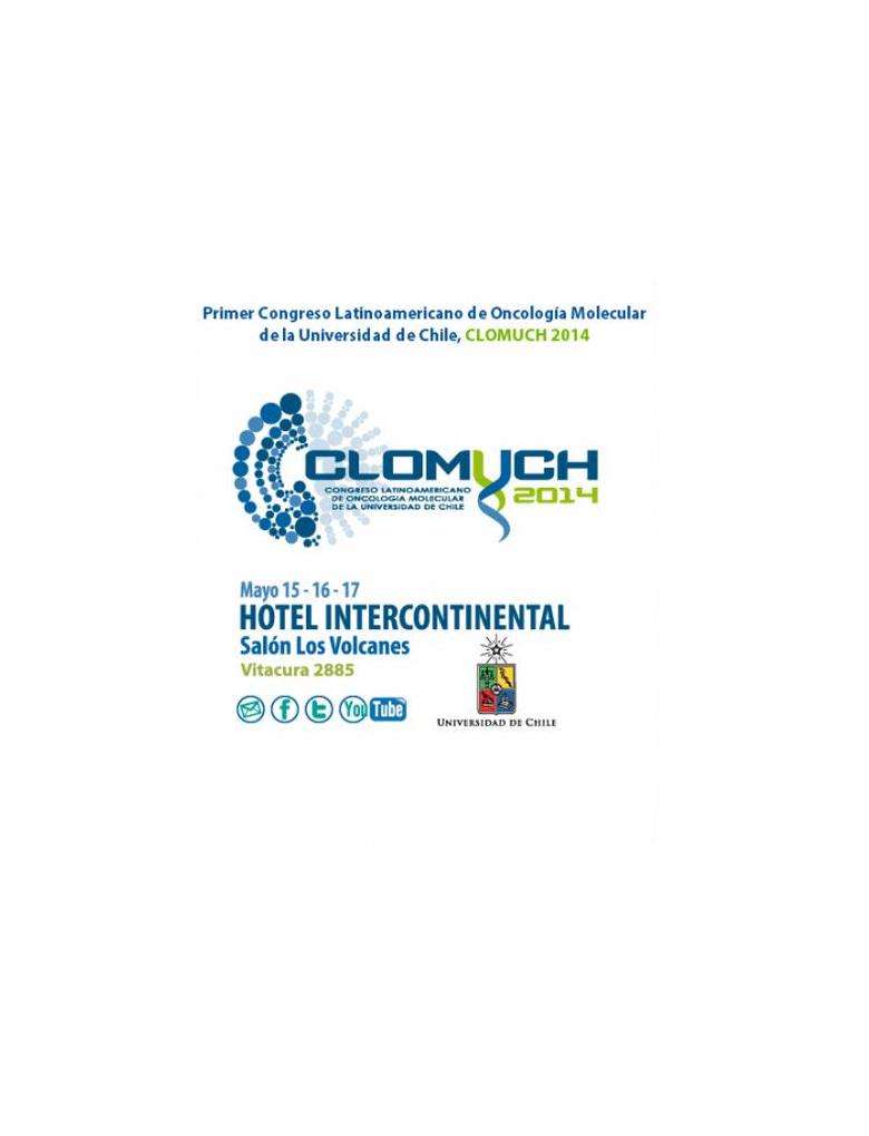 Congreso Latinoamericano de oncología molecular de la Universidad de Chile