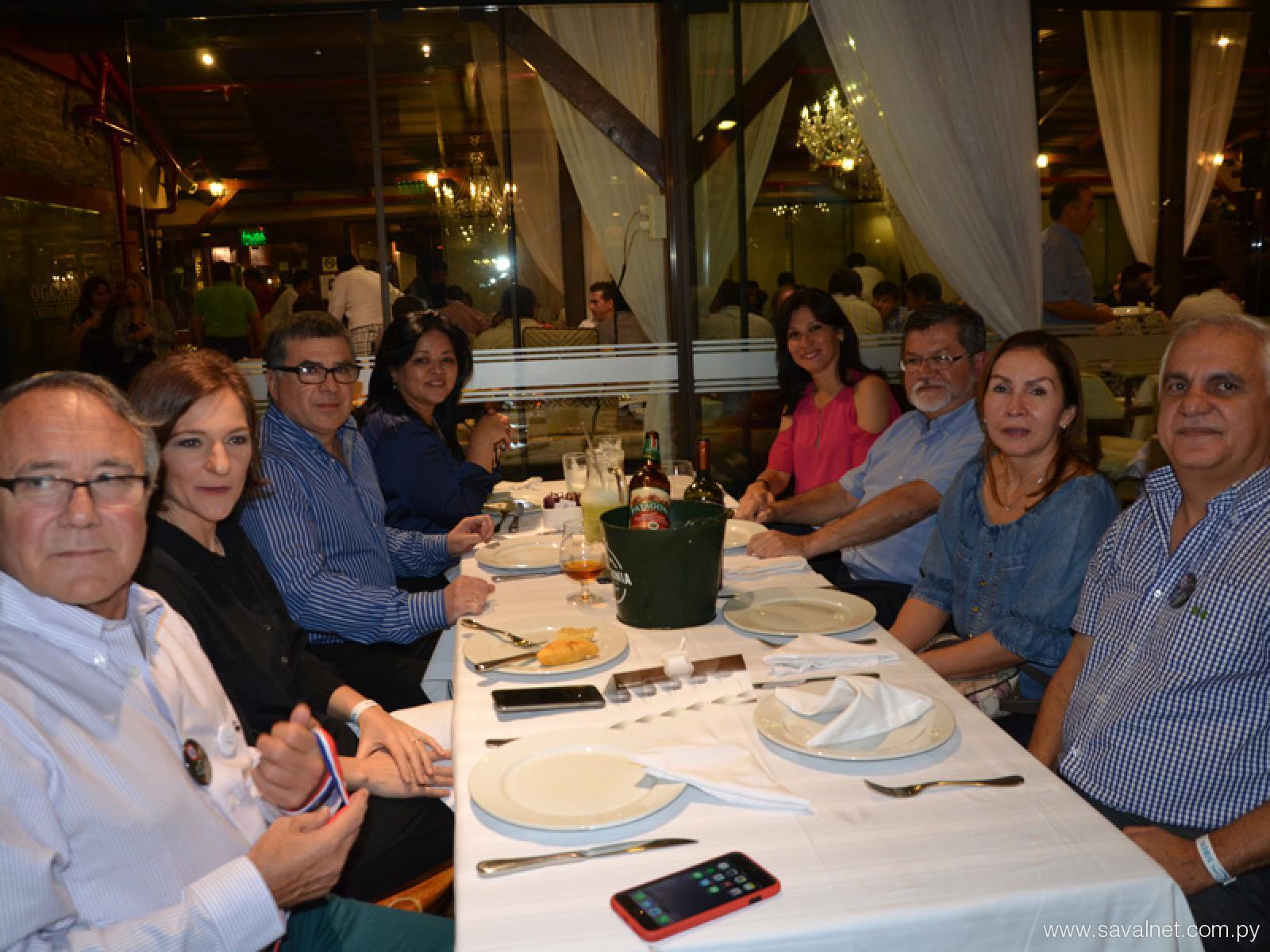 Cena de bienvenida SIBEN 2016
