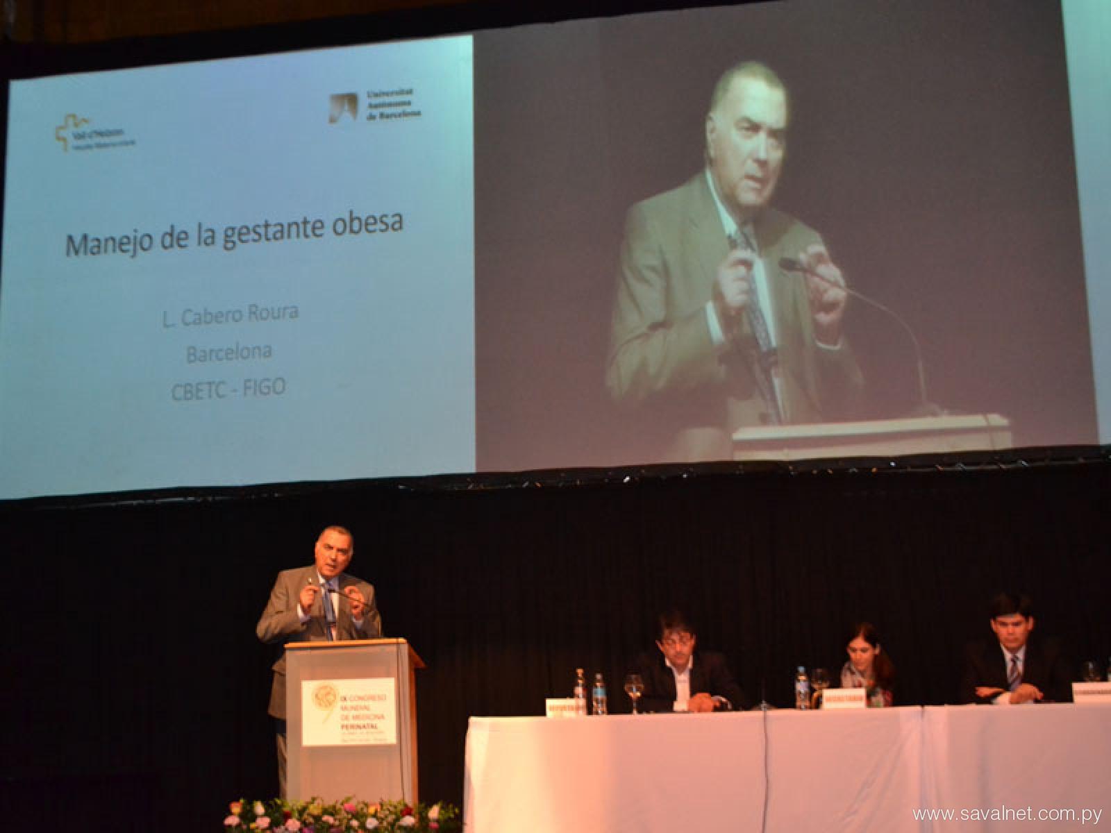 Disertantes del congreso de medicina perinatal