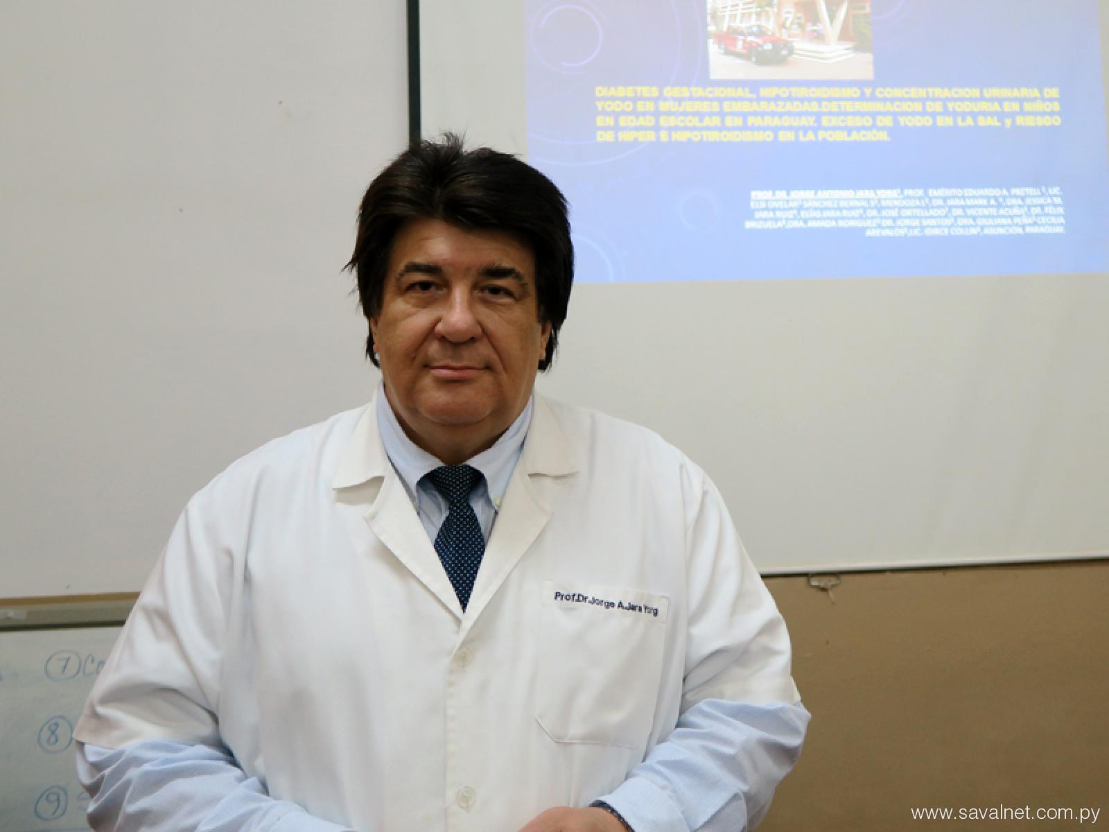 Dr. Jorge Jara Yorg presenta investigación